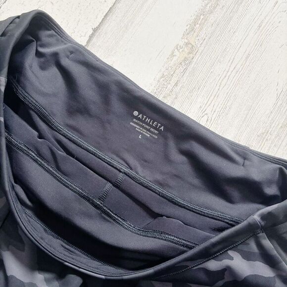 Athleta Match Point Skort Sz L in Black Camo - Picture 4 of 5